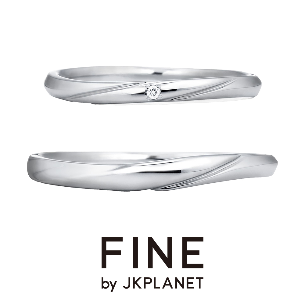 ブギウギ 　純銀製紋章デザインリング　フランスアンティーク　シグネット指輪 新作】FINE by JKPLANET(ファイン)結婚指輪 プラチナ FINE056WD 056G