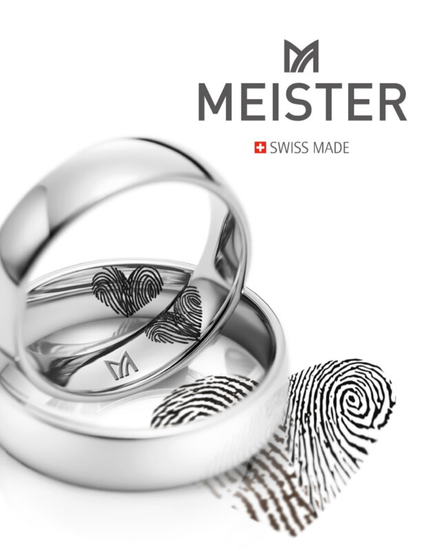 MEISTER(マイスター)ハートフィンガープリント、指紋刻印など最先端レーザー刻印の結婚指輪