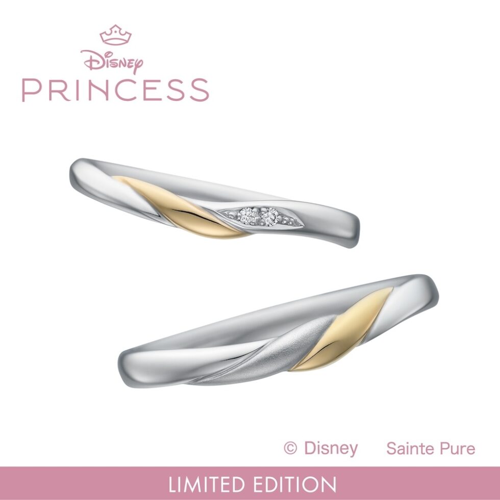 美女と野獣 ベル 結婚指輪｜ディズニープリンセスコレクション〈LIMITED EDITION〉【JKPLANET限定展開モデル】 Disney-Princess-JKPLANET-Beauty_MR