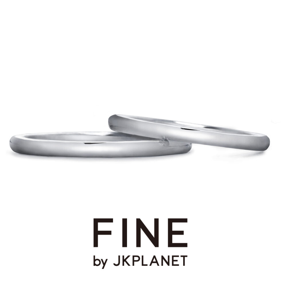 結婚指輪のFINE AIM004ペア 横並び