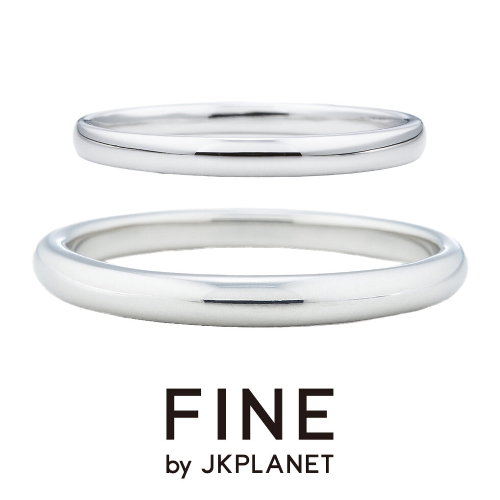 【新作】FINE by JKPLANET(ファイン)結婚指輪 プラチナ FINEAIM004W AIM004G